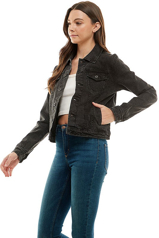 LADIES CASUAL DENIM JACKET