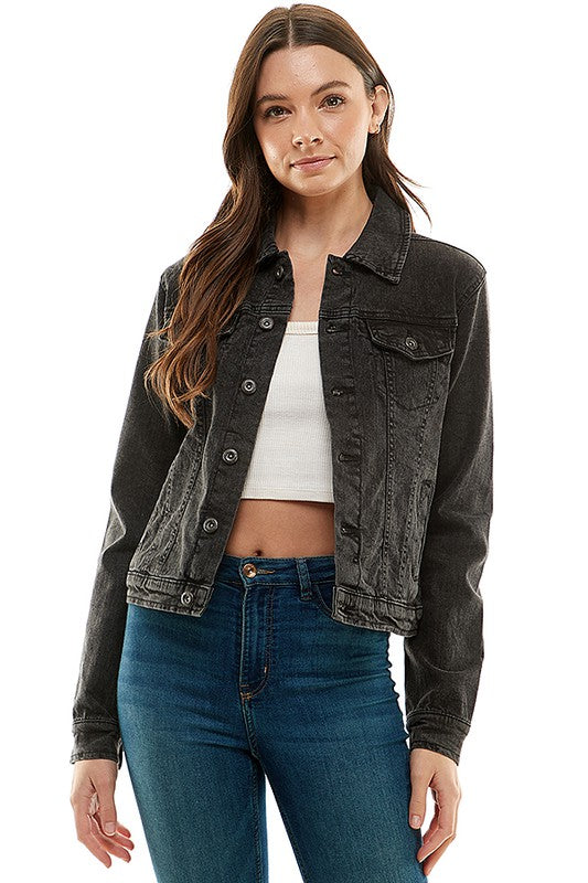 LADIES CASUAL DENIM JACKET