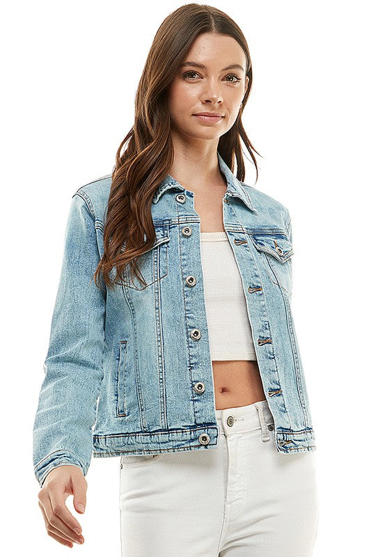 LADIES CASUAL DENIM JACKET