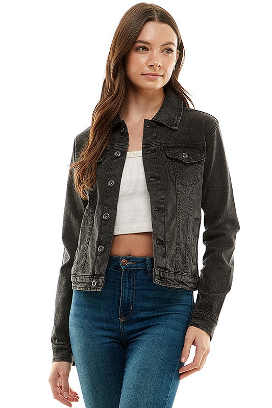 LADIES CASUAL DENIM JACKET