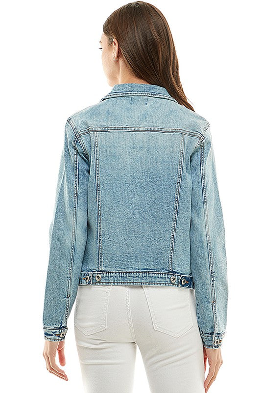 LADIES CASUAL DENIM JACKET