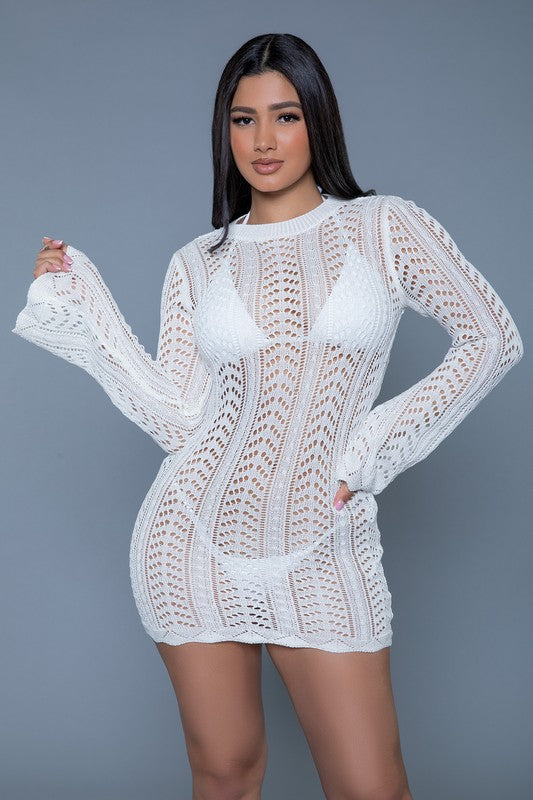KINSLEY CROCHET MINI DRESS